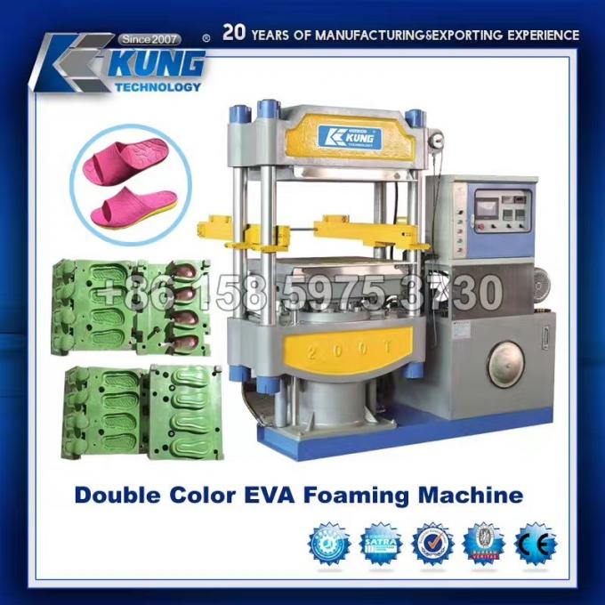 Multicolor Foaming EVA Shoes Wtryskarka 35-50 par / h Hydrauliczna 1