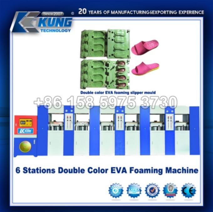 Automatyczna wtryskarka butów EVA 3 stacje Double Color 1