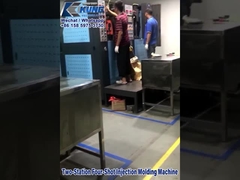 Maszyna do formowania wtryskowego z dwoma stacjami i czteroma strzałami